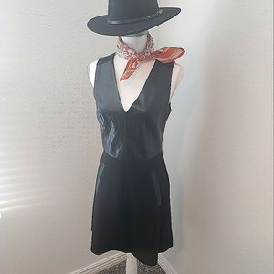 Boston Proper Leather Accent Dress Size 8
